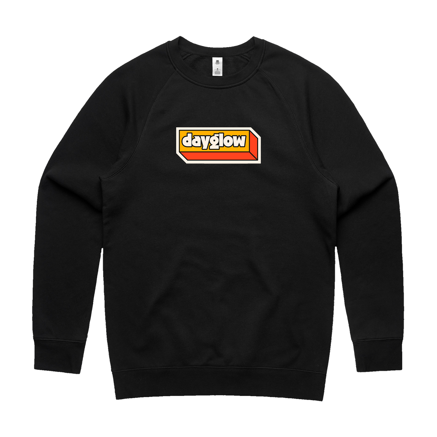 Dayglow band patch crewneck