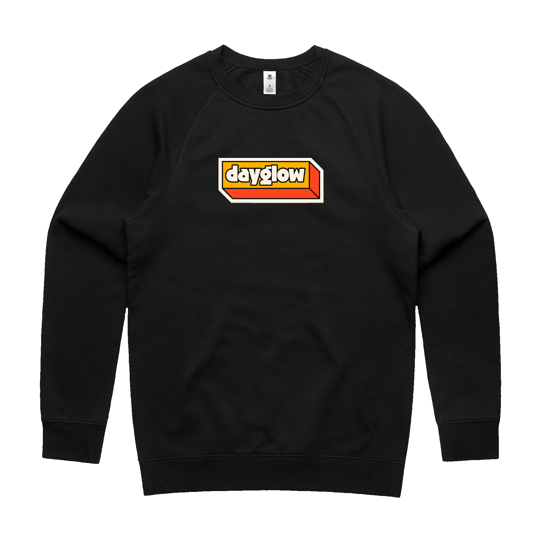 Dayglow band patch crewneck