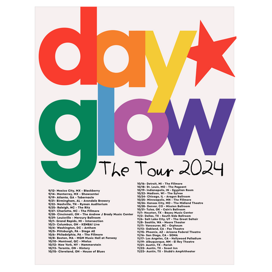 2024 Tour Poster - Rainbow