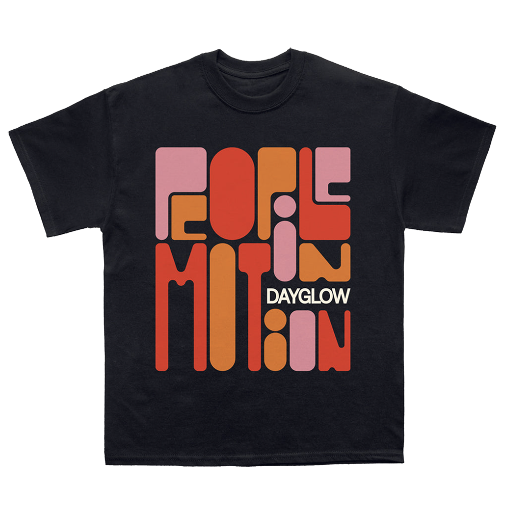 Dayglow Pop Art People in Motion T-Shirt